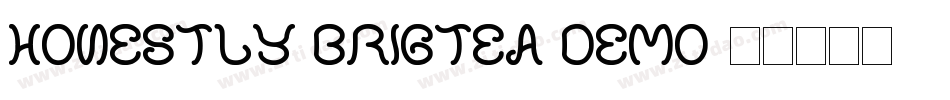 Honestly Brigtea Demo字体转换